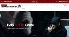 Desktop Screenshot of crimestoppers.net