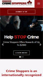 Mobile Screenshot of crimestoppers.net
