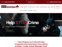 Tablet Screenshot of crimestoppers.net