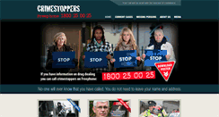 Desktop Screenshot of crimestoppers.ie