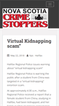 Mobile Screenshot of crimestoppers.ns.ca